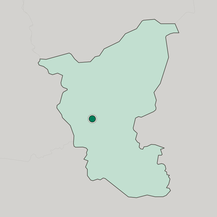 Map showing Yamoussoukro — In Lacs