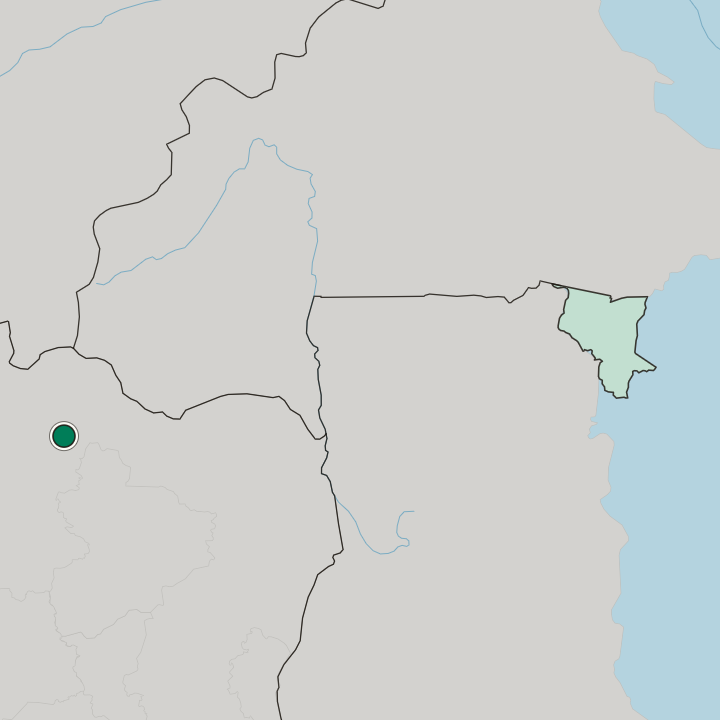 Map showing Korhogo — In Savanes