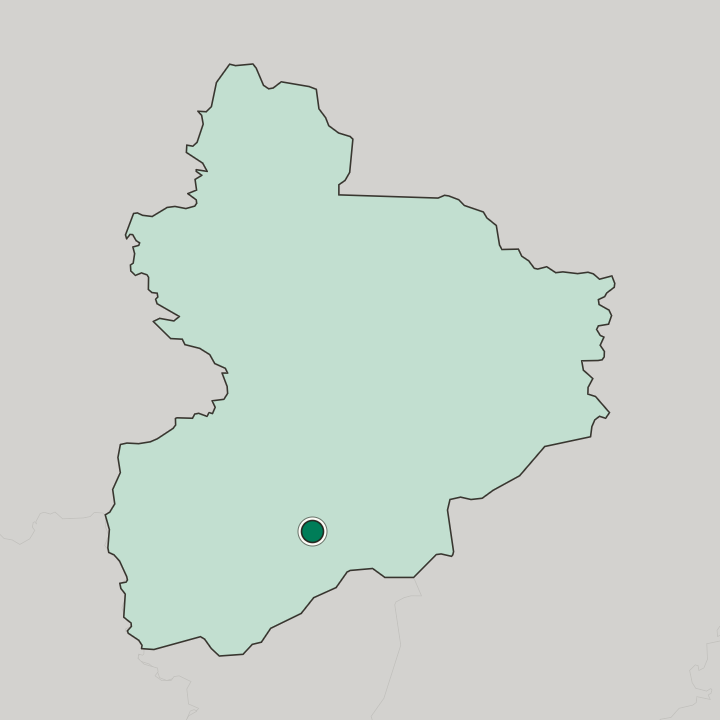 Map showing Bouaké — In Vallée du Bandama