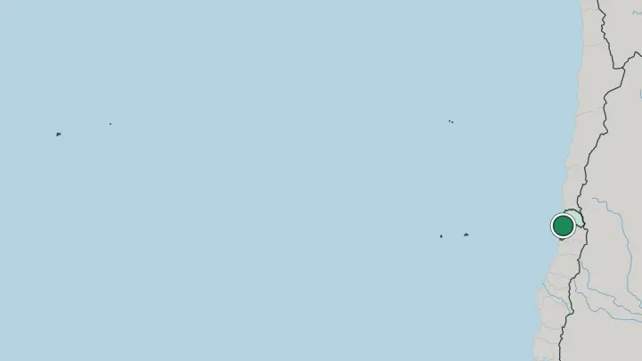 Map of Valparaíso in Chile