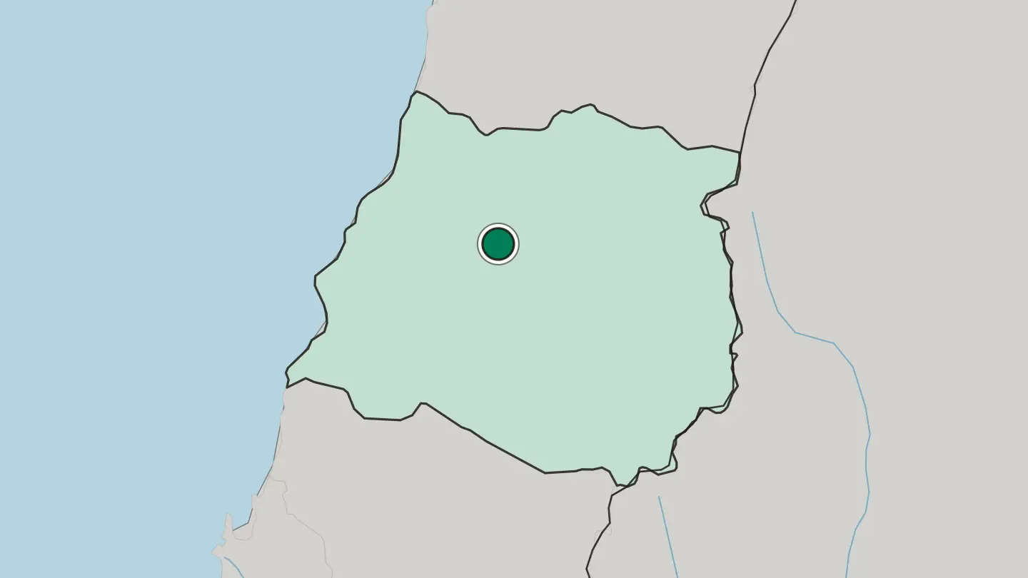 Map of Talca in Chile
