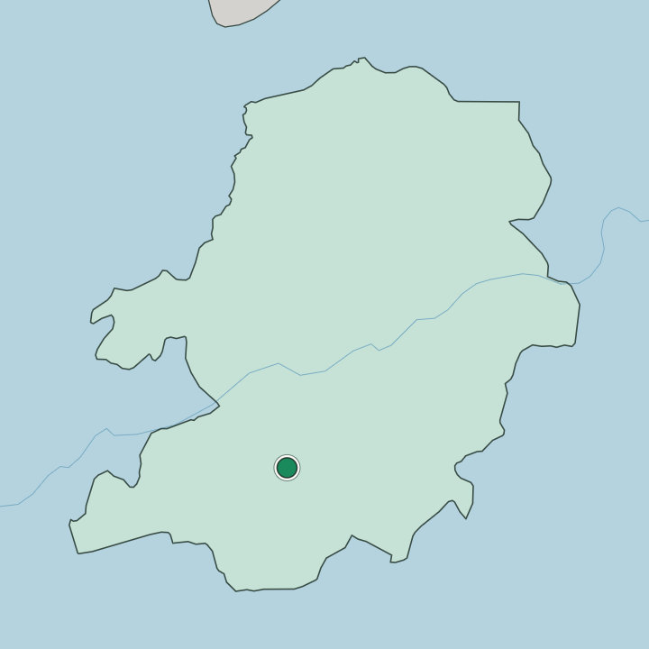 Map showing Yaoundé — In Centre Region