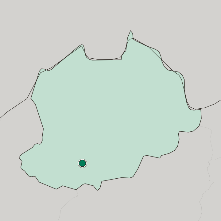 Map showing Bamenda — In North-West Region