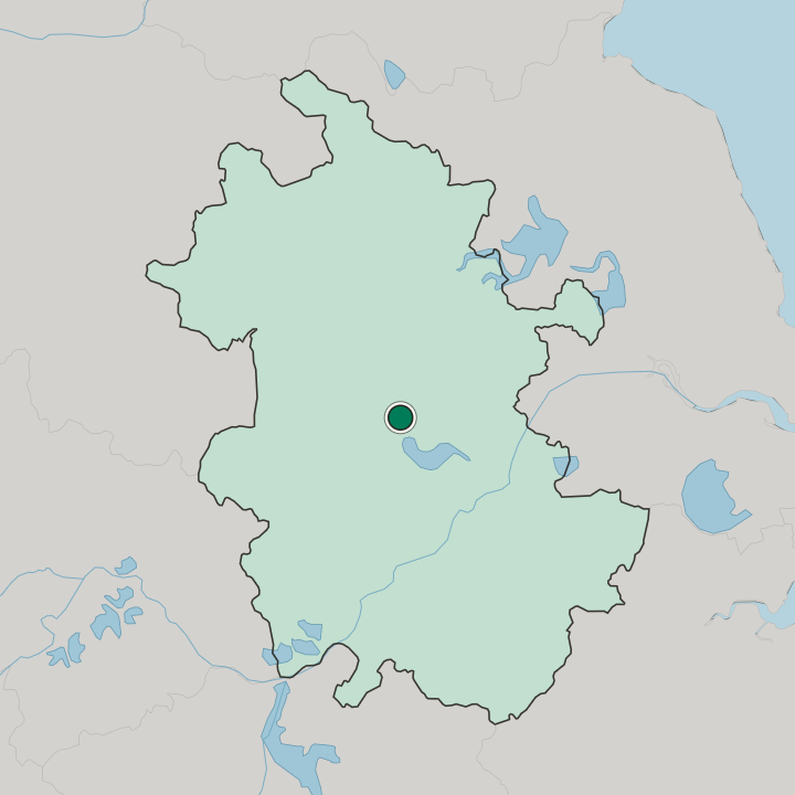 Map showing Hefei — In Anhui