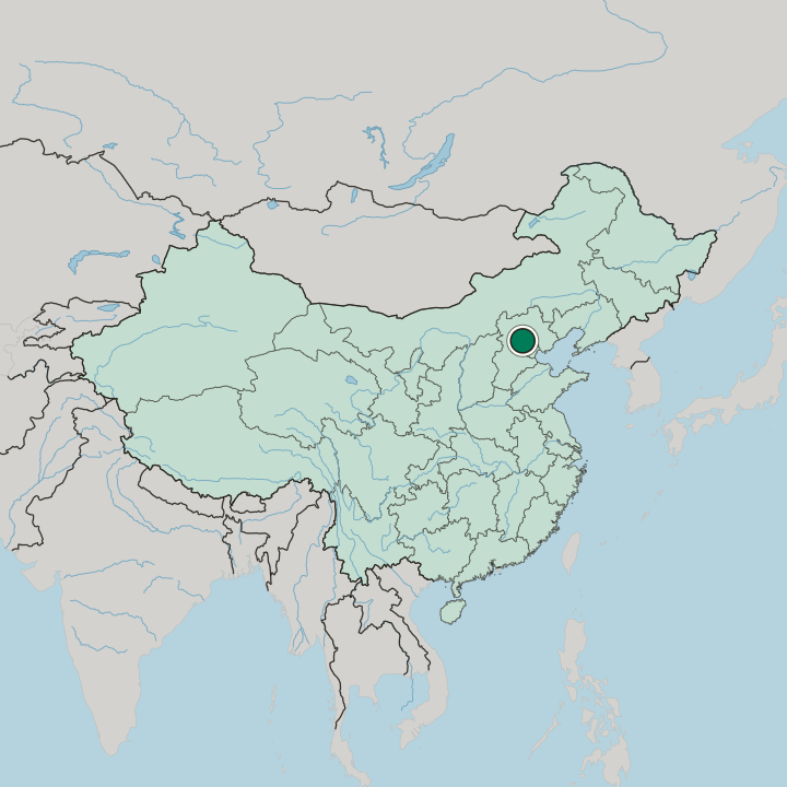 Map showing Yanqing District — In China