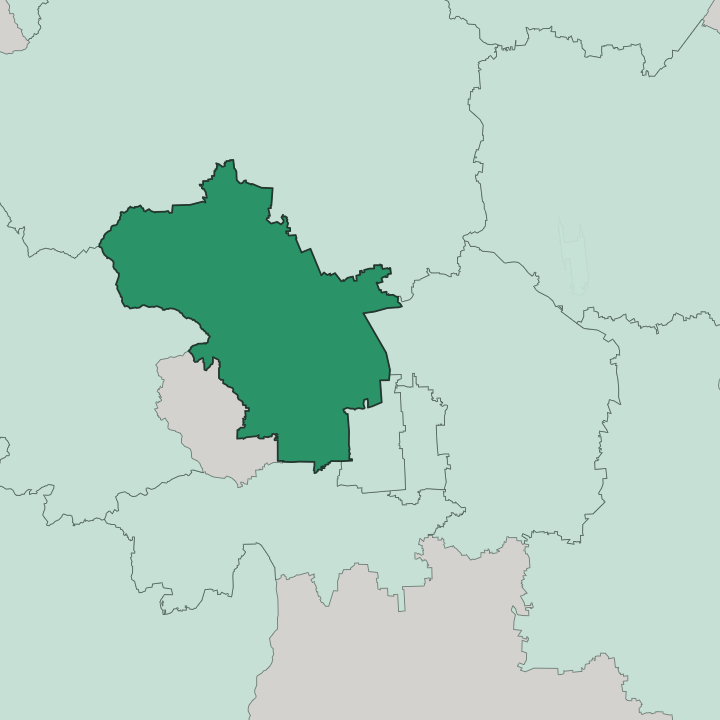 Map showing Haidian District — In Beijing