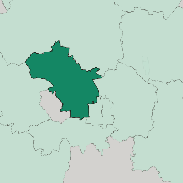 Map showing Haidian District — In Beijing