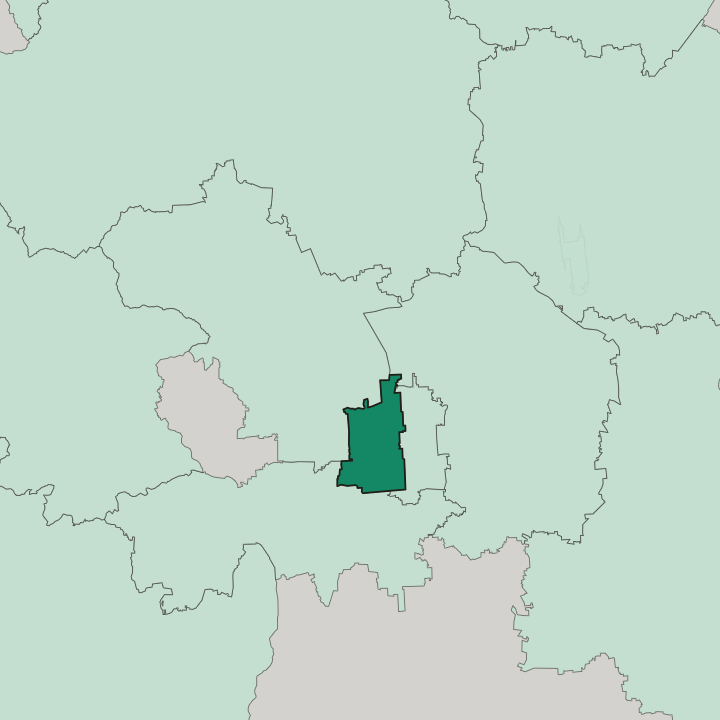 Map showing Xicheng District — In Beijing