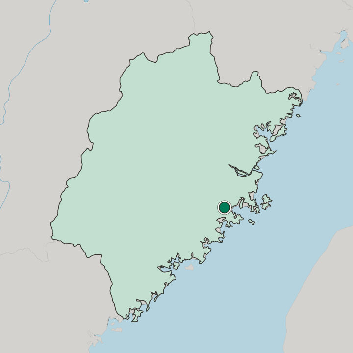 Map showing Putian — In Fujian
