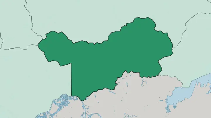 Map of Luohu District in Shenzhen