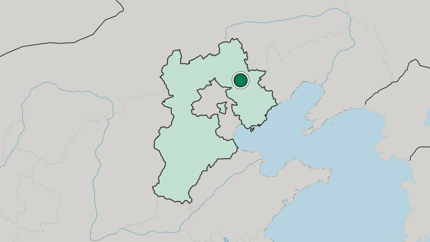 Map of Chengde in China