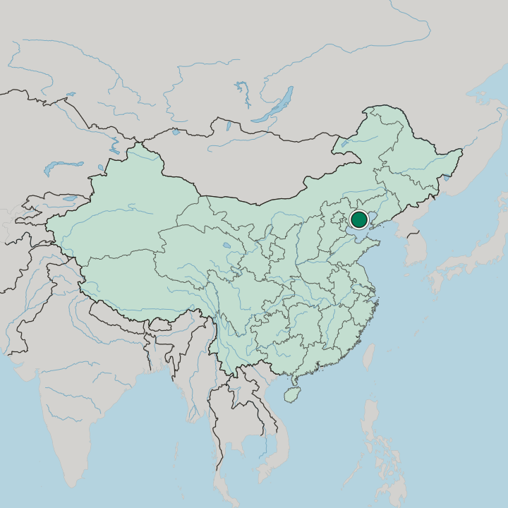 Map showing Qinhuangdao — In China