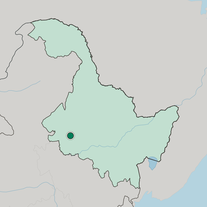Map showing Daqing — In Hēilóngjiāng