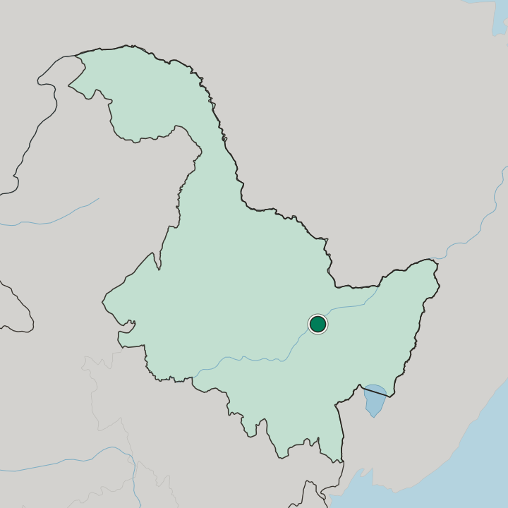 Map showing Jiamusi — In Hēilóngjiāng