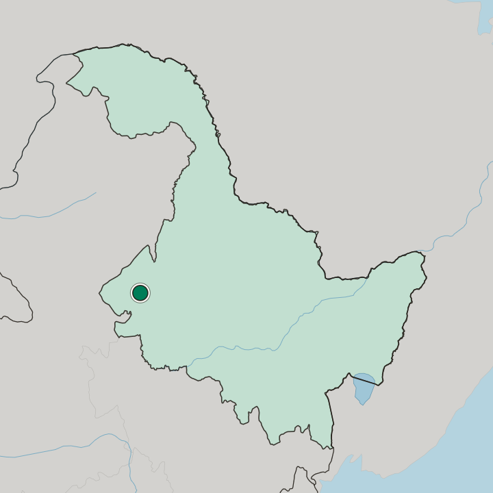 Map showing Qiqihar — In Hēilóngjiāng
