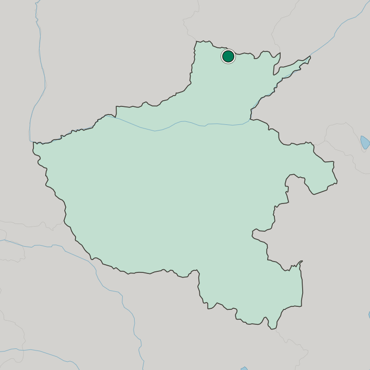 Map showing Anyang — In Henan