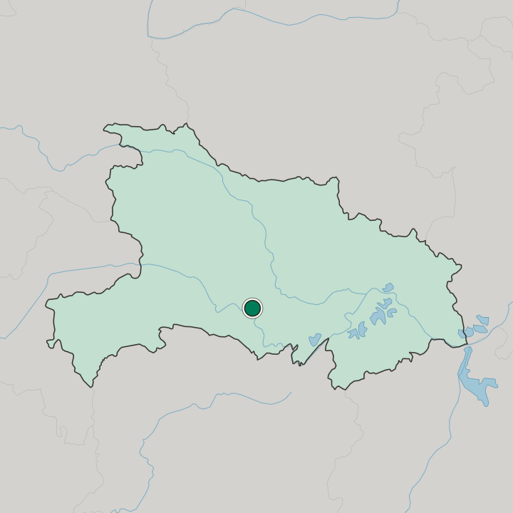 Map showing Jingzhou — In Hubei