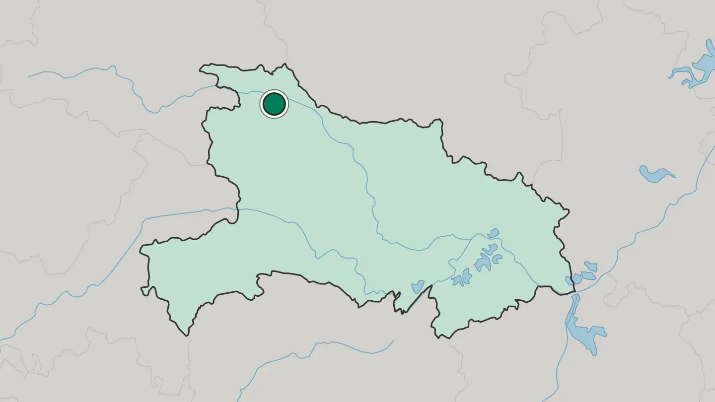 Map of Shiyan in China