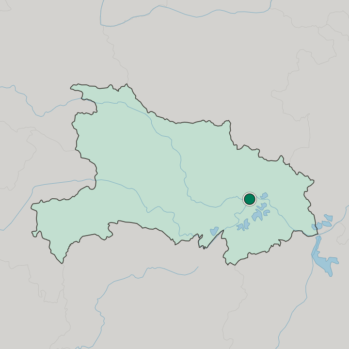 Map showing Wuhan — In Hubei