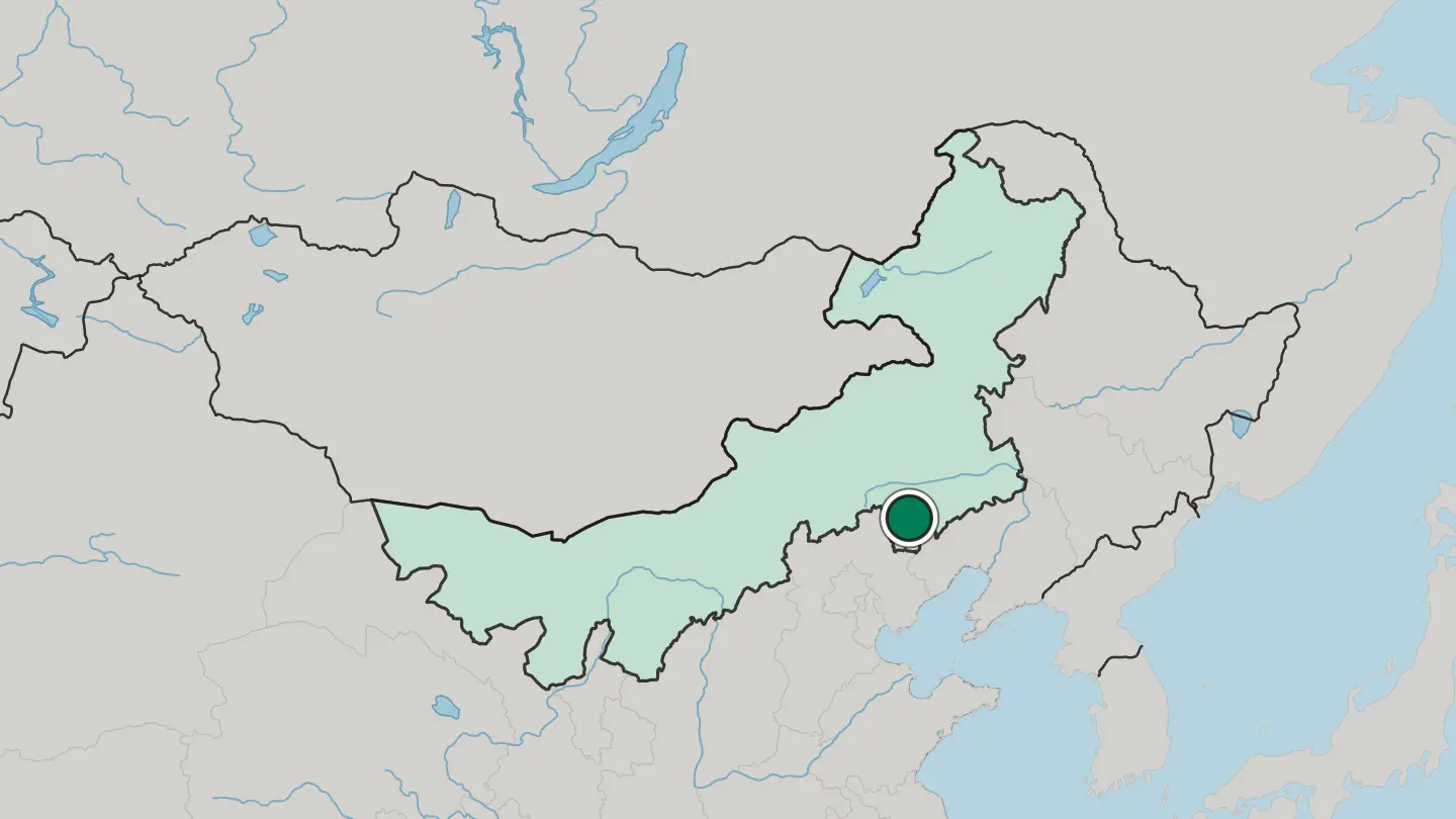 Map of Chifeng in China