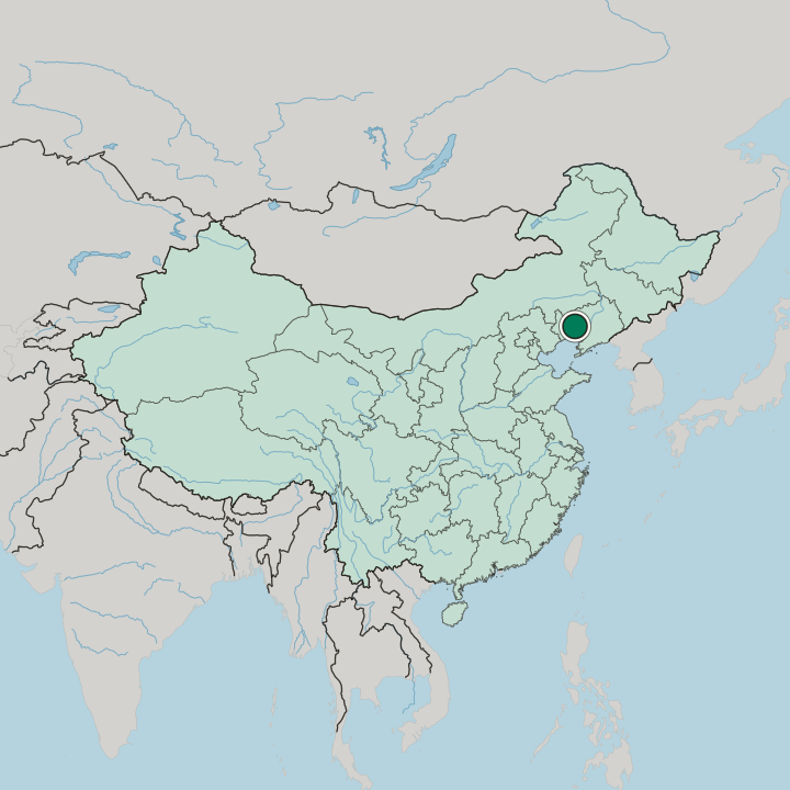 Map showing Jinzhou — In China