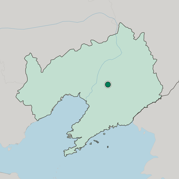 Map showing Liaoyang — In Liaoning