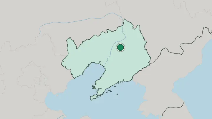 Map of Shenyang in China