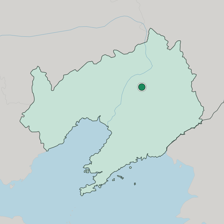 Map showing Shenyang — In Liaoning