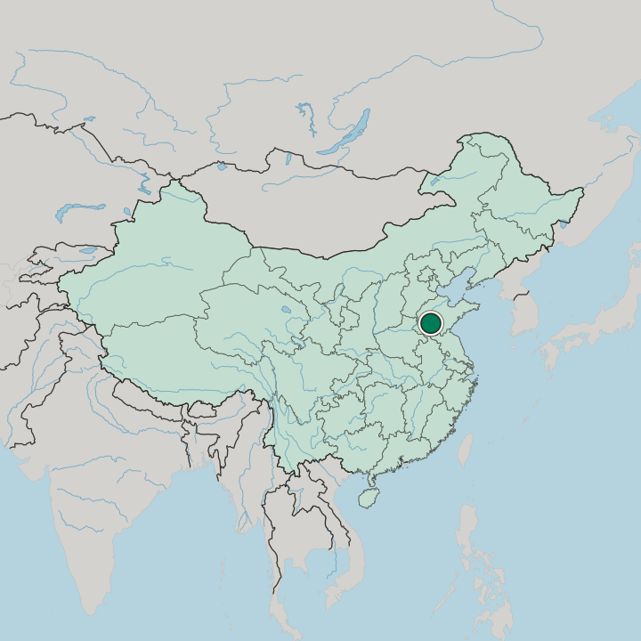 Map showing Qufu — In China
