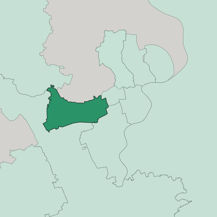 Map showing Changning District — In Shanghai