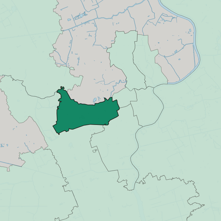 Map showing Changning District — In Shanghai