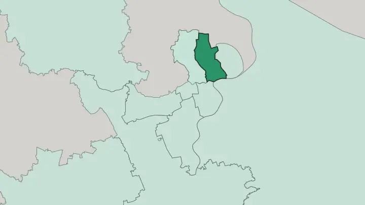 Map of Hongkou in Shanghai