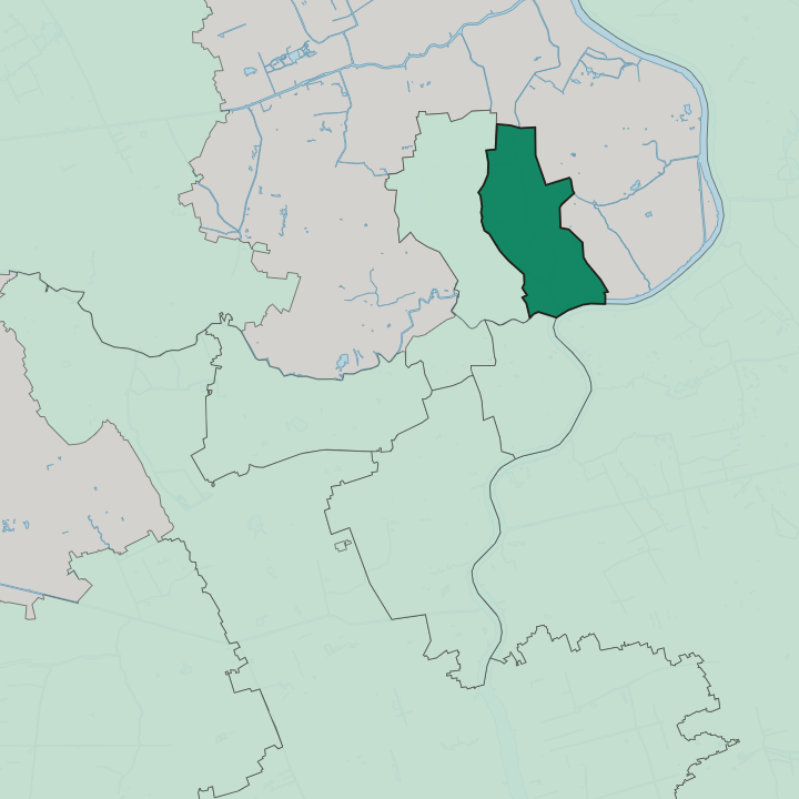 Map showing Hongkou — In Shanghai