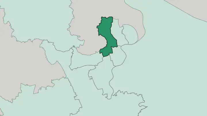 Map of Jing’an in Shanghai