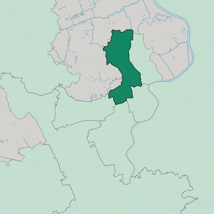 Map showing Jing’an — In Shanghai
