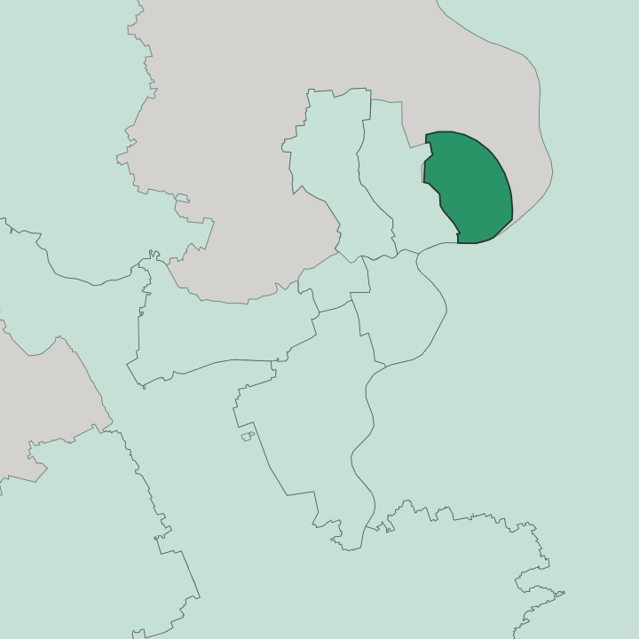 Map showing Shanghai Ghetto — In Shanghai