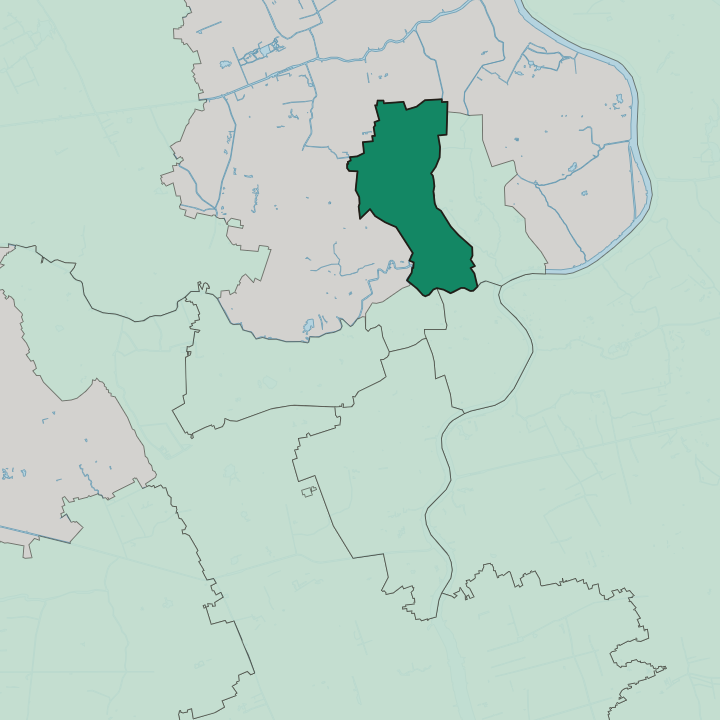 Map showing Zhabei — In Shanghai