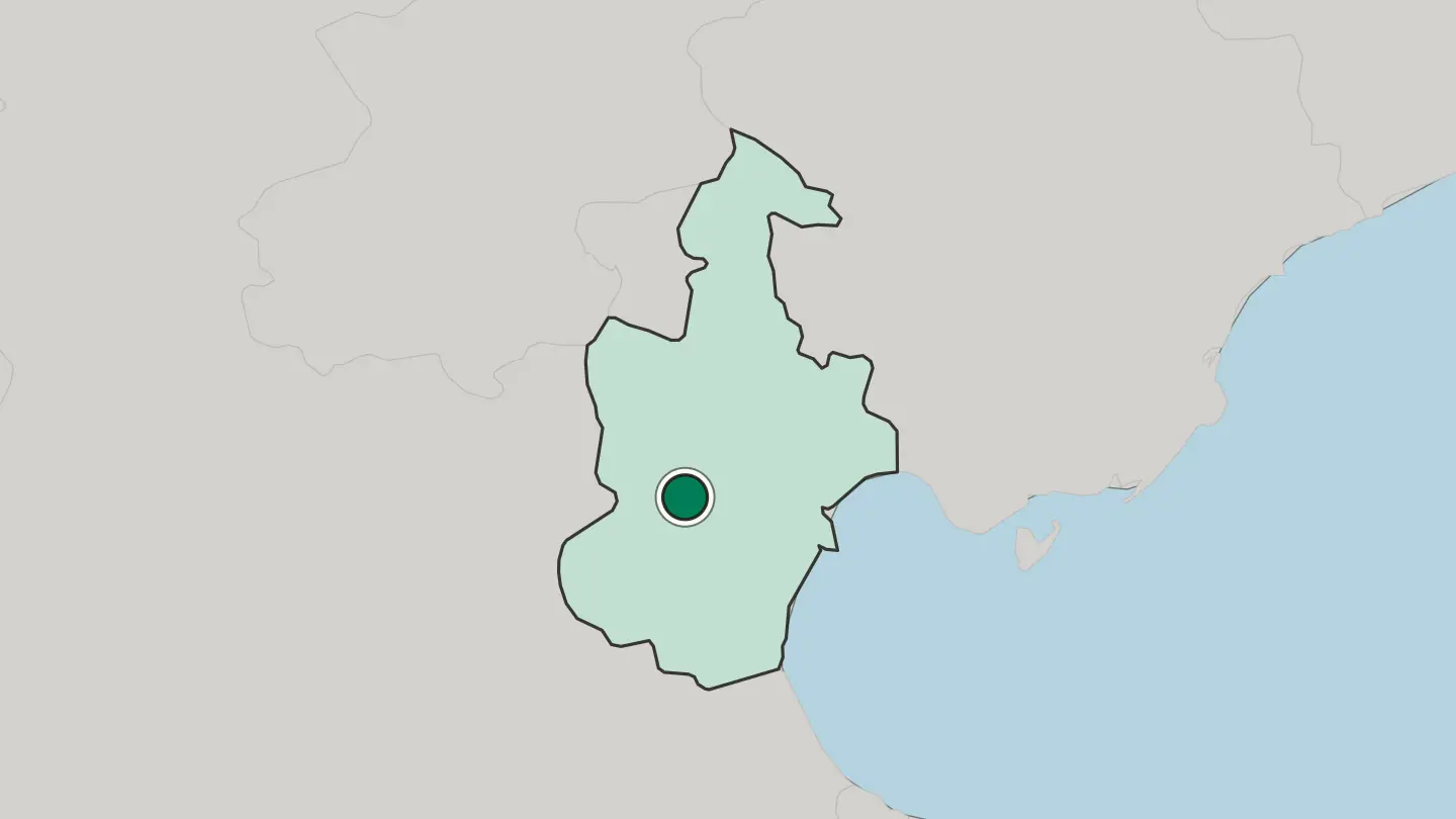 Map of Tianjin in China