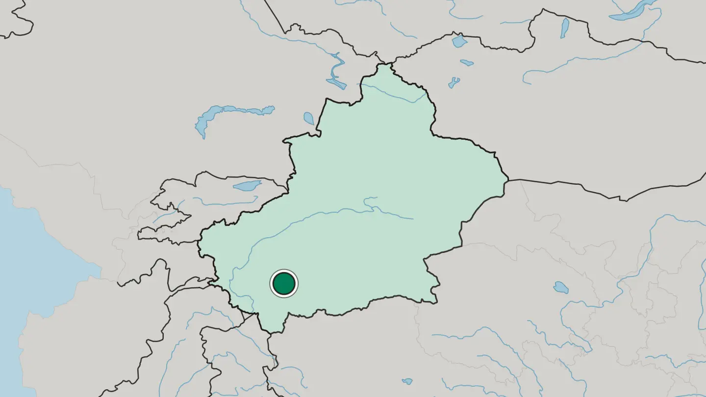 Map of Gujangbagh in China