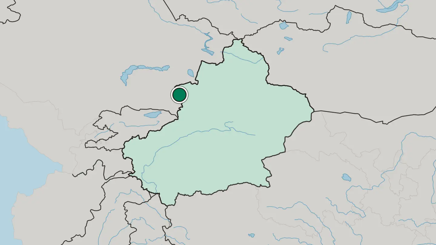 Map of Qarasu in China