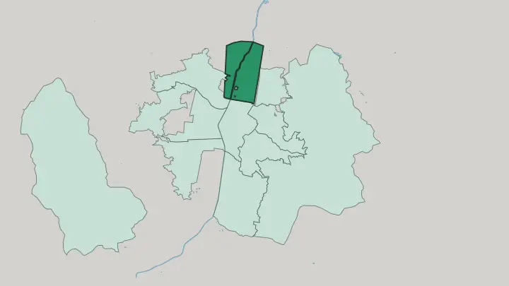Map of Aranjuez in Medellín