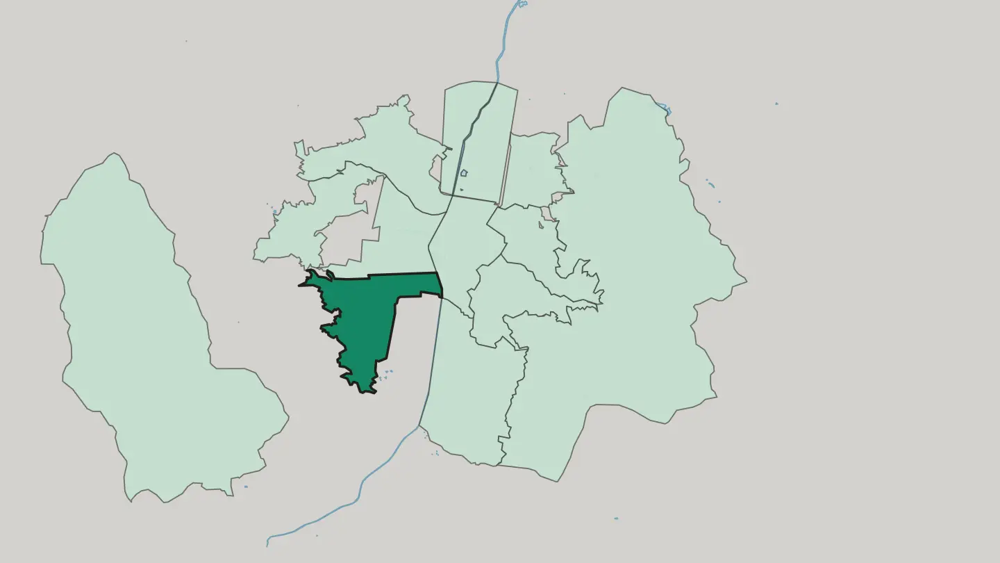 Map of Belén in Medellín