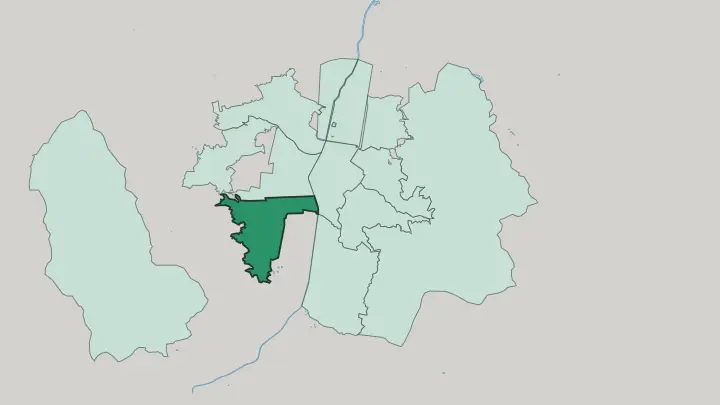 Map of Belén in Medellín