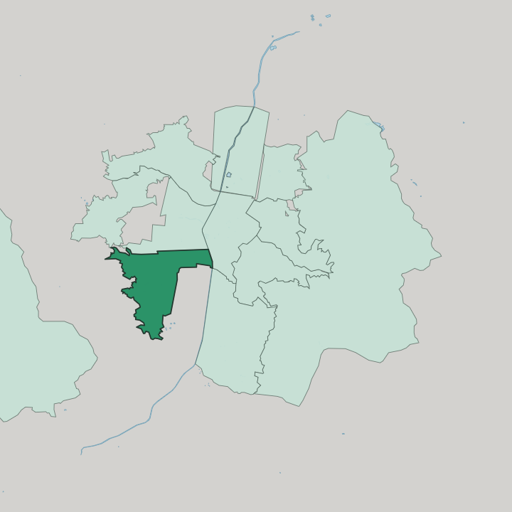 Map showing Belén — In Medellín