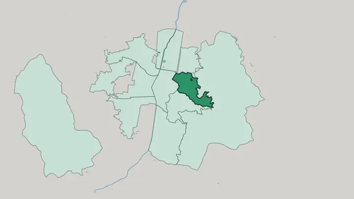 Map of Villa Hermosa in Medellín