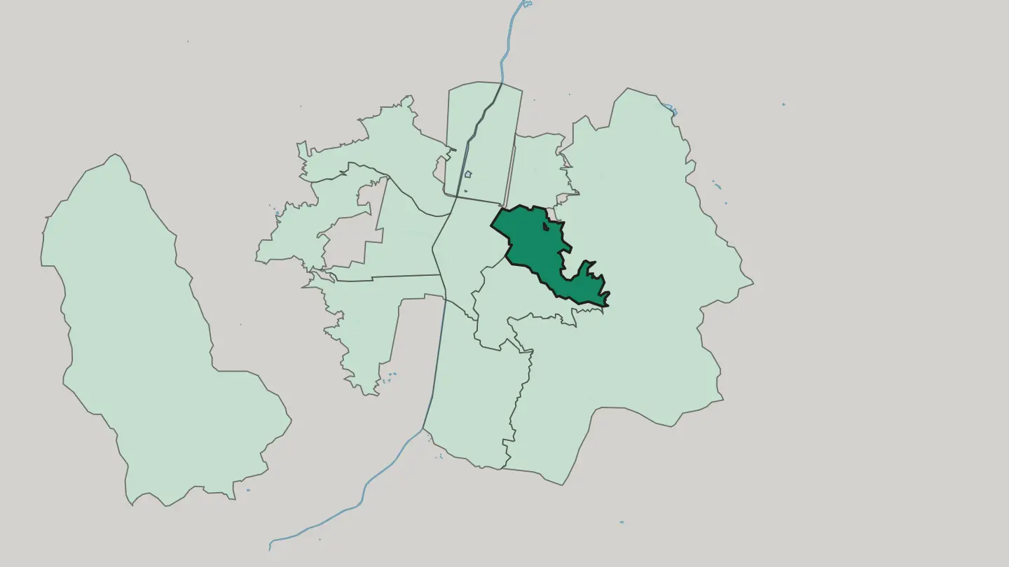 Map of Villa Hermosa in Medellín