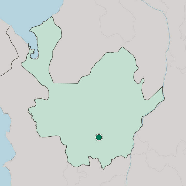Map showing Rionegro — In Departamento de Antioquia