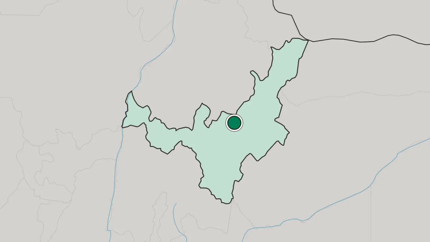 Map of Duitama in Colombia