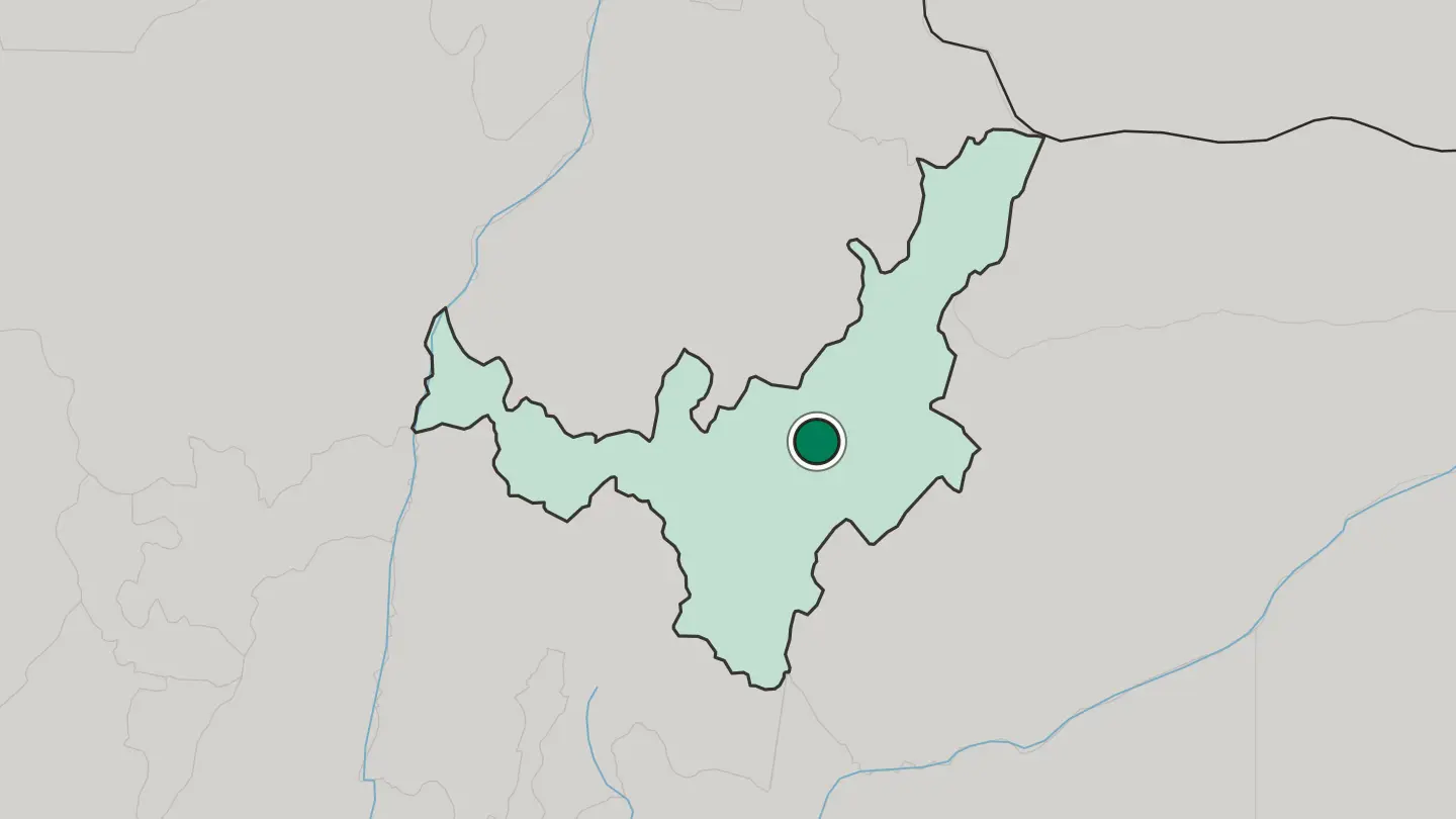 Map of Sogamoso in Colombia
