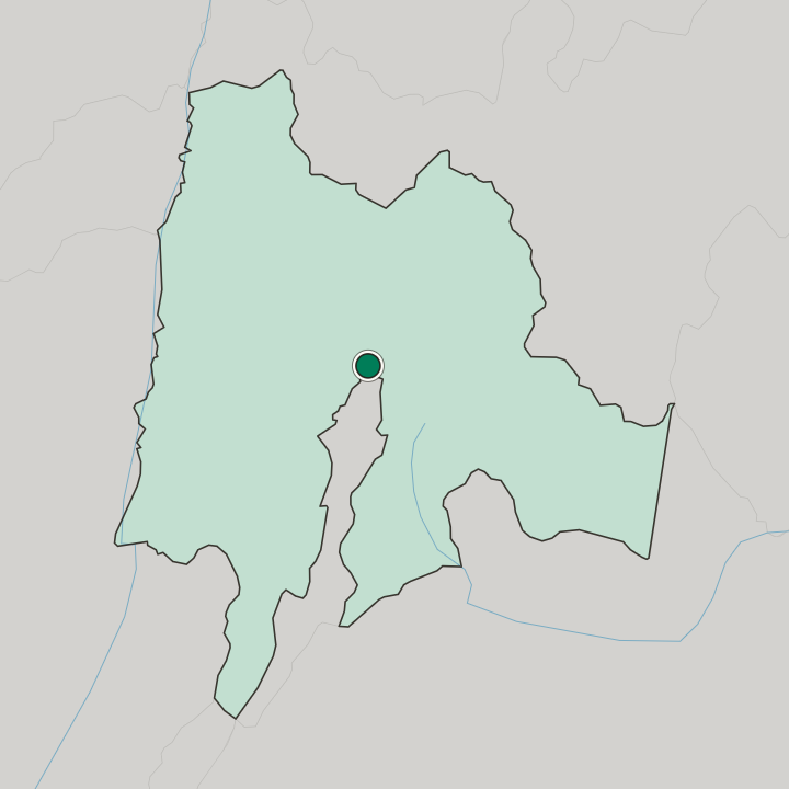Map showing Chía — In Departamento de Cundinamarca